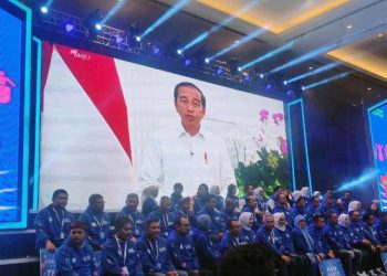 Jokowi Beri Sambutan Virtual di HUT PAN, Diikuti Koalisi Prabowo