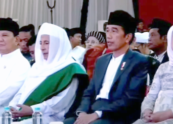 Jokowi Serta Prabowo Hadiri Muktamar Sufi Dengan Habib Luthfi
